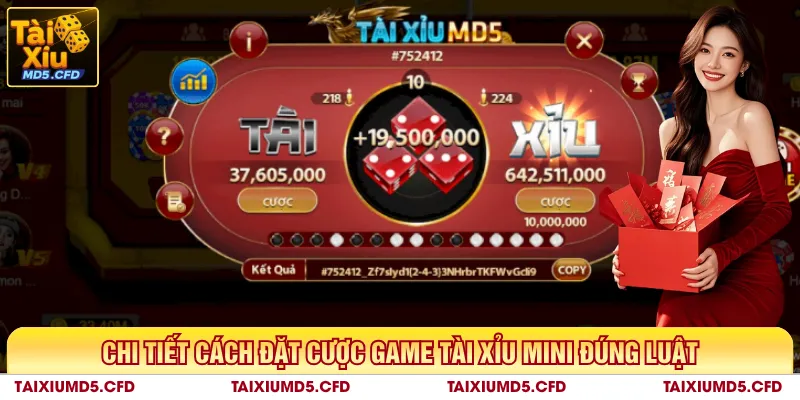 Chi tiết cách đặt cược game tài xỉu mini đúng luật