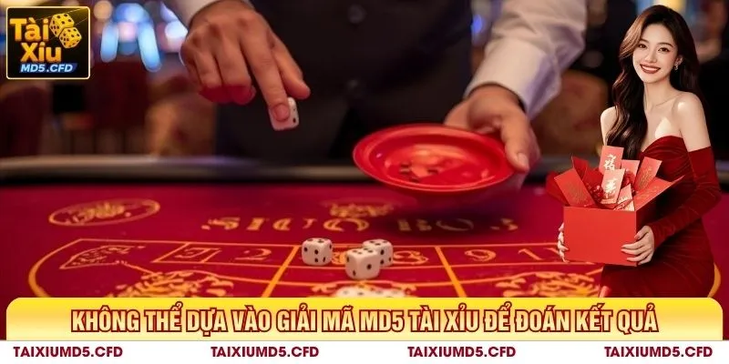 Không thể dựa vào giải mã MD5 tài xỉu để đoán kết quả