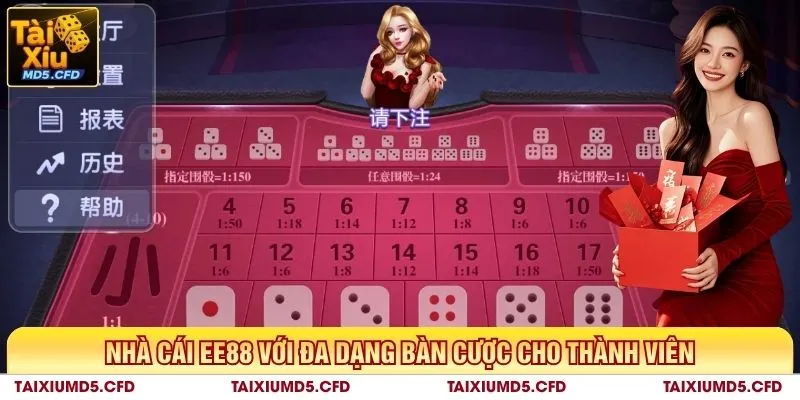 Nhà cái EE88 với đa dạng bàn cược cho thành viên